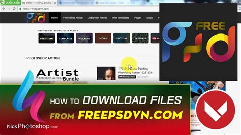 How to download files from FreePSDvn.com .